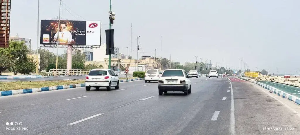 بیلبورد بلوار ساحلی بندرعباس کد BL84-00365